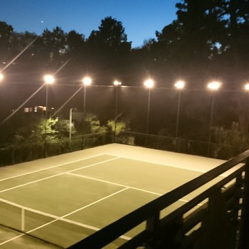 Guard Rails - Tennis Court light poles