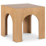 Meridian Furniture - Arch End Table, Oak - Add form and function to your decor with this stylish oak Arch end table. A timeless piece for your living room or den, this end table is made from solid oak wood to give it durable appeal and sturdiness that lasts and lasts, even in the busiest of homes. The modern natural oak finish instantly draws the eye and adds a contemporary touch to your room. Sized just right for use with a sofa or sectional, this table is a versatile option for your space.