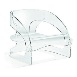 Kartell - Kartell Joe Colombo Arm Chair, Crystal - Armchairs And Accent Chairs