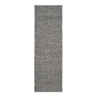 Bliss Rugs Transitional 5x8 Area Rug (5'3'' x 7'3'') Striped Border Black, Cream Indoor Outdoor Rectangle Easy to Clean