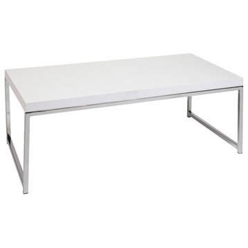 Wall Street Coffee Table in White
