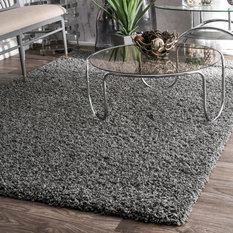 Plush Area Rugs Houzz Nuloom Alexa My Soft And Plush Rug Gray 8 X10