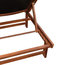 vidaXL 3-Piece Acacia Wood Sun Lounger Set With Black Textile