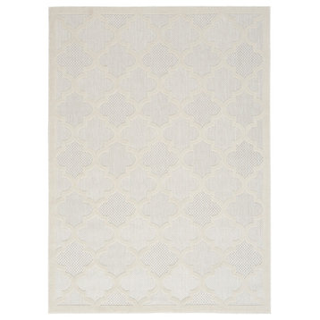 Nourison Home 6'x9' Easy Care Ivory White Area Rug