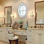 Master Bathroom Remodel with Natural Stone and Oversized Shower