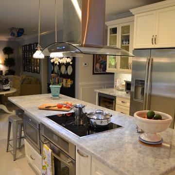 Full Galley-Style Kitchen Remodel Featuring Island and Custom Cabinetry