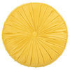 Safavieh Clary Floor Pillow Mustard 18" X 18"