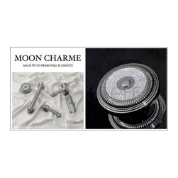 Moon Charme Collection - MADE WITH SWAROVSKI ELEMENTS - Cabinet And Drawer Knobs