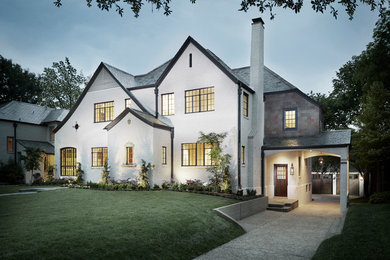 Eclectic exterior home idea in Dallas