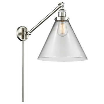 Innovations Lighting 237 X-Large Cone X-Large Cone 1 Light 16" - Brushed Satin