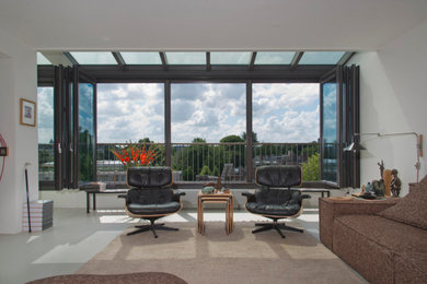 Example of a minimalist home design design in Amsterdam