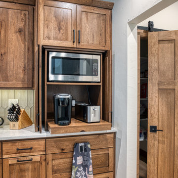 Kitchen Appliance Garage and Pantry Door