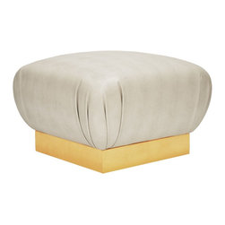 Worlds Away - Worlds Away Sidney Ottoman - Footstools And Ottomans