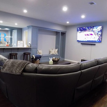 Finished Basement for Active Family