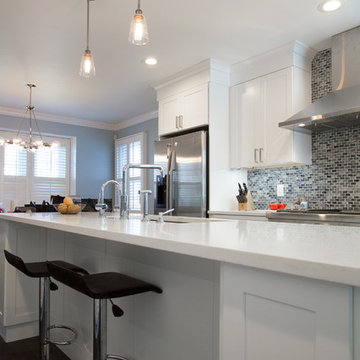 White Carrrara Marble Countertops