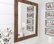 Farmhouse Bathroom Vanity Mirror, 24"x31", Walnut