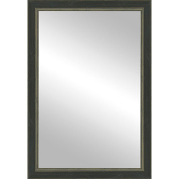 24x37 Dara Black/Silver Framed Mirror