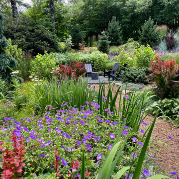 Front garden seating area, 7/22