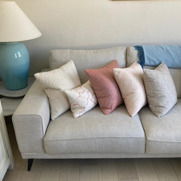 Living Room Renovation with Pastel Fusion in Wandsworth, London