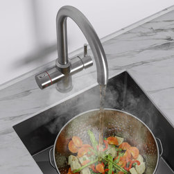 Filtrata Brushed Nickel 4 in 1 Boiling Water Tap - Kitchen Taps