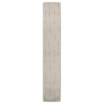 Floral Strands 16x90 Poly Twill Table Runner