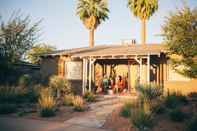 Home design - small modern home design idea in Phoenix