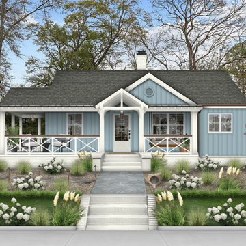 Southern Cottage Exterior Transformation - AFTER