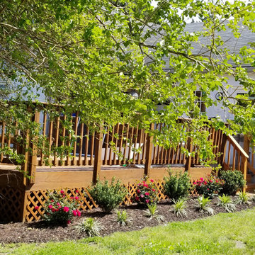 Residential Landscaping Services - Mulch Bed, Shrubs, Roses, Ornamental Grass