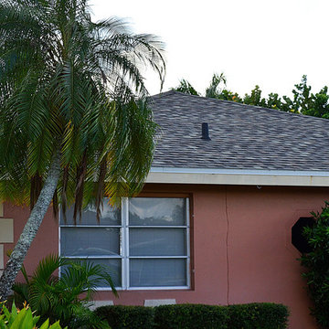 Shingle Reroof with new 6' Seamless Gutters