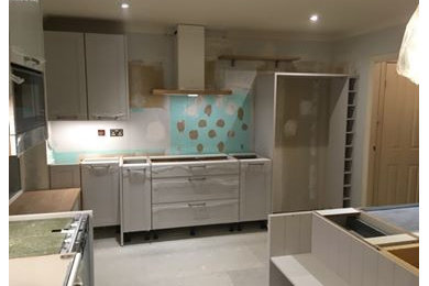 After YORK in Satin Grey with Solid Worktops