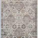 Rugs America - Rugs America Lennox Lx50A Oriental Transitional Sugar Cookie Area Rugs, 8'x10' - Don't let a busy household keep you from creating a sophisticated space. This regal-feeling polypropylene rug brings a dignified air into any room with its majestic cream on pearl motif. Power-loomed, it also has a soft touch, so it's a pleasure to walk on its low, shiny pile. An active home can still be a beautiful home with help from this remarkable area rug.Features