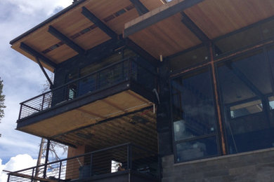 Example of a trendy exterior home design in Seattle