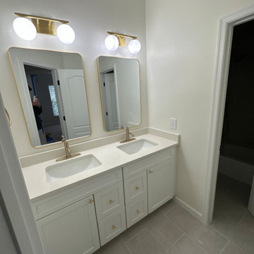 Bathroom Remodeling Project in Herndon with Contemporary Look