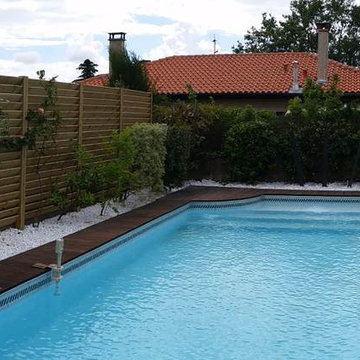 Jardin de ville - réintégrer la piscine