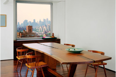 Inspiration for a contemporary dining room in New York.