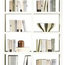 Torero Slim White Gloss Bookcase