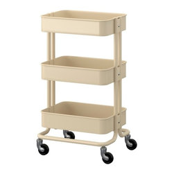 R&Aring;SKOG Utility cart, beige - Kitchen Products
