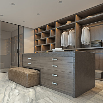 Modern Walk-in Closet by VelArt