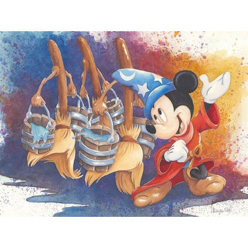 Disney Fine Art Magical March by Michelle St Laurent, Gallery Wrapped Giclee