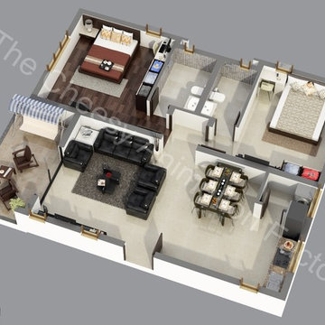 3D Office Floor Plan