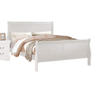 Acme Louis Philippe Twin Bed White