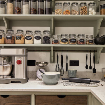 Light Green Walk-in Pantry