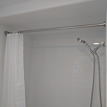 Fresh & Minimalist All-White Bathroom Renovation | Mission District, San Francis