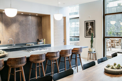 Kitchen - contemporary kitchen idea in Philadelphia