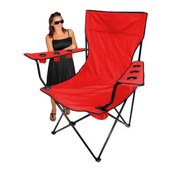 KING PIN FOLDING CHAIR - RED - Products