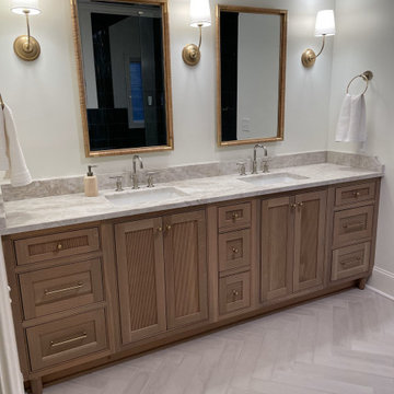 Reeded Quarter-Sawn Oak