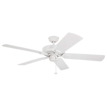 Honeywell Belmar Indoor/Outdoor Ceiling Fan With Light, 52", White