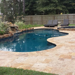 free form with gold travertine - Products