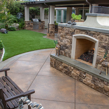 Artificial Grass Back Yards