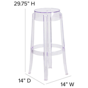Justin 26 Counter Height Barstool in a Black Powder Coated Finish and...